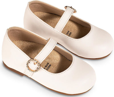 Babywalker White Baptism Leather Pumps