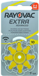 Rayovac Hearing Aid Batteries 10 1.45V 8pcs
