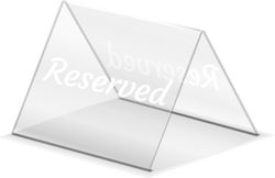 ArtGraphix Ταμπελάκι "Reserved" Π7xΥ10cm