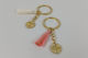 Christening Charm Keychain Pink 50pcs