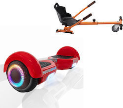 Smart Balance Wheel Regular Red PowerBoard PRO Orange Ergonomic Seat Hoverboard με 15km/h Max Ταχύτητα και 15km Αυτονομία σε Κόκκινο Χρώμα με Κάθισμα