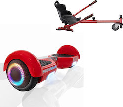 Smart Balance Wheel Regular Red PowerBoard PRO Red Ergonomic Seat Hoverboard με 15km/h Max Ταχύτητα και 10km Αυτονομία σε Κόκκινο Χρώμα με Κάθισμα