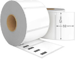 Dymo Self-Adhesive Label Rolls for Label Printer 32x57mm 1pcs