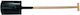 Flo Horticultural Spade Schaufel mit Holzstiel 112cm