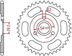 Roc Hinteres Ritzel für Honda Z 50