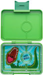 Yumbox Plastik Kinder Lebensmittelbehälter Dinosaurier 0.24Es Grün 17 x 13 x 5Stück