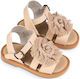 Babywalker Ecru Baptism Leather Sandals