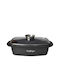 Cheffinger Dutch Oven mit Glasdeckel 34x23cm 1Stück
