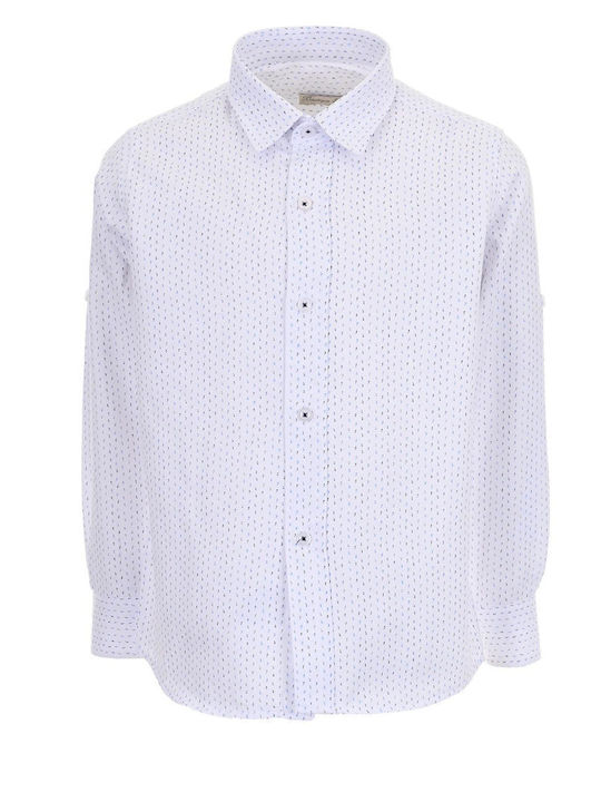 Energiers Kids Shirt Long Sleeve White