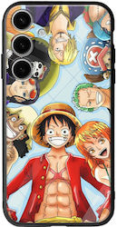 One Piece Back Cover Silicone / Tempered Glass Multicolour (Galaxy S24)