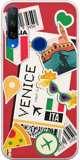 Ticket To Venice Huawei Back Cover Silicone Multicolour (Honor 20 Lite)