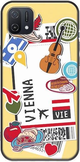 Ticket To Vienna Задна корица Силикон Многоцветен (Oppo A16K)