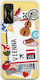 Ticket To Vienna Back Cover Σιλικόνης Πολύχρωμο (Poco F4 GTRealme GT 5G)