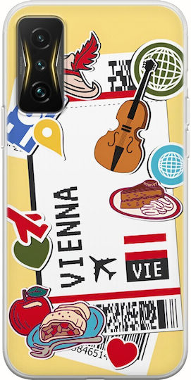 Ticket To Vienna Back Cover Σιλικόνης Πολύχρωμο (Poco F4 GTRealme GT 5G)