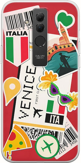 Ticket To Venice Задна корица Силикон Многоцветен (Honor 20 Lite)