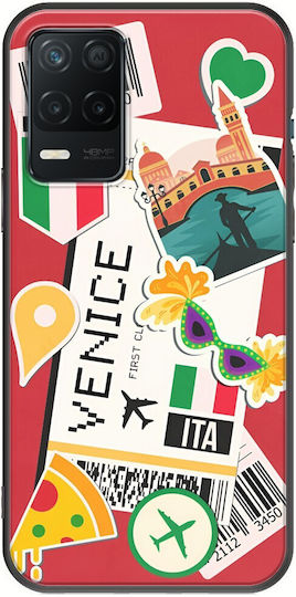 Ticket To Venice Back Cover Silicon Multicolor (Realme 8 5G)