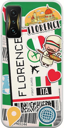Ticket To Florence Back Cover Σιλικόνης Πολύχρωμο (Poco F4 GTRealme GT 5G)