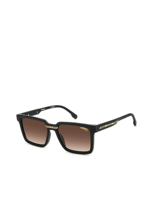 Carrera Men's Sunglasses with Black Plastic Frame and Brown Gradient Lens 02/S 003/86