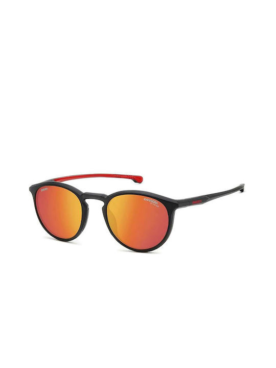 Carrera Γυαλιά Ηλίου με Μαύρο Κοκκάλινο Σκελετό και Πορτοκαλί Καθρέφτη Φακό