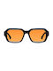 Meller Sonnenbrillen mit Schwarz Rahmen und Orange Polarisiert Linse MR-TUTORANGE
