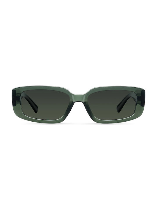 Meller Sunglasses with Green Plastic Frame and Green Lens AKI-FOGOLI