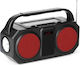 Kimiso Bluetooth Speaker 3W with Radio and Battery Life up to 5 hours Red
