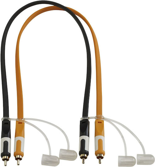 Hilec Cable 2x RCA male - 2x RCA male 1m CALIN255