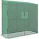 Outsunny 845-935V00GN Gewächshaus Typ Haus 2x0.8x2m