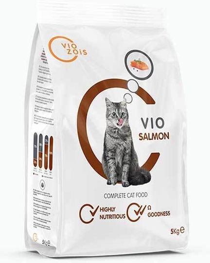 Viozois Vio Ξηρά Τροφή Γάτας με Σολομό 5kg