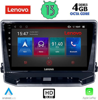 Lenovo Car-Audiosystem für Jeep Kompass 2022> (Bluetooth/USB/WiFi/GPS) mit Touchscreen 10"