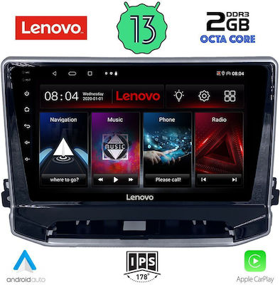 Lenovo Car-Audiosystem für Jeep Kompass 2022> (Bluetooth/USB/WiFi/GPS) mit Touchscreen 10"