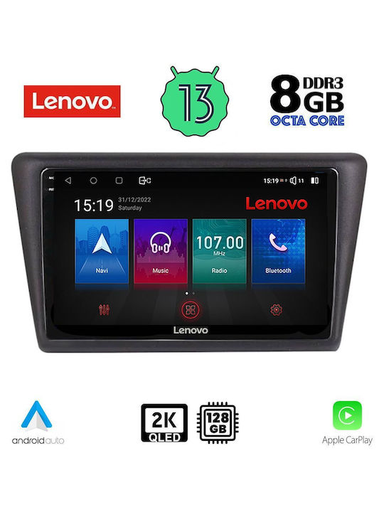Lenovo Car Audio System for Skoda Rapid 2014> (Bluetooth/USB/WiFi/GPS) with Touch Screen 9"
