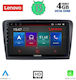 Lenovo Sistem Audio Auto pentru Skoda Rapid 2012> (Bluetooth/USB/AUX/WiFi/GPS/Apple-Carplay/Android-Auto) cu Ecran Tactil 9"