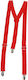 Carnival Suspenders Red