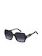 Marc Jacobs Women's Sunglasses with Black Plastic Frame and Black Gradient Lens MARC 731/S 807/9Ο