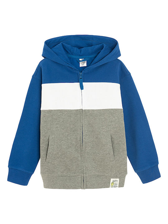 Cool Club Kinder-Strickjacke mit Kapuze Blau