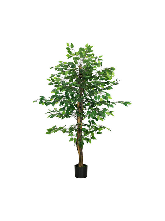 HomCom Artificial Plant in Pot Green 150cm 1pcs