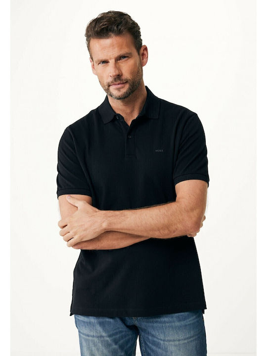 Mexx Polo T-shirt Μαύρο