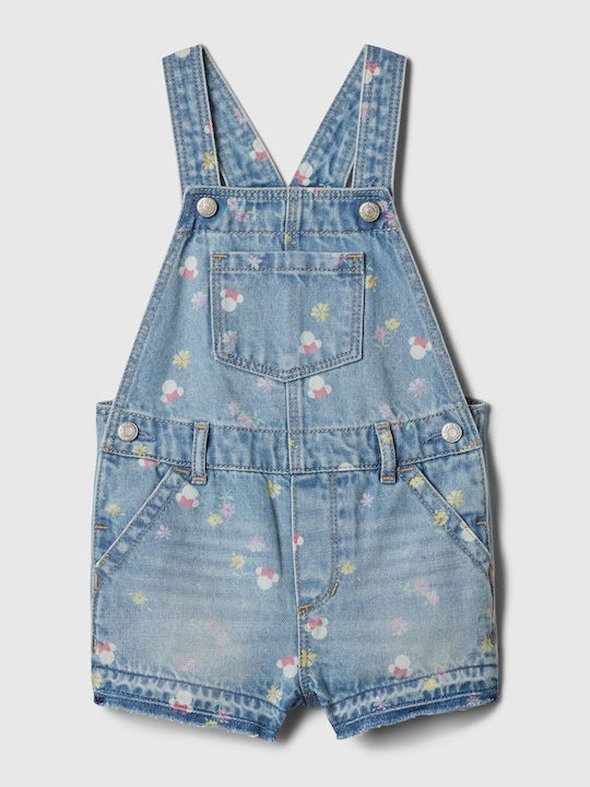 GAP Παιδική Σαλοπέτα Τζιν Denim Minnie