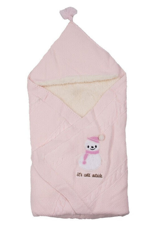 Winter Sleeping Bag Padded Pink