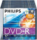 Philips Εγγράψιμο DVD-R 52x 4.7GB Cake Box 1τμχ