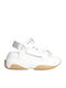 Women's Flat Sandals in White Color