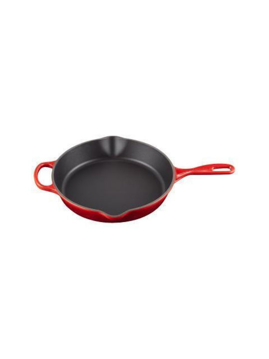 Le Creuset Pan made of Cast Iron with Enamel Coating Cherry Red 26cm