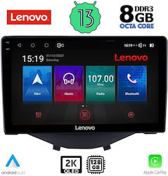 Lenovo Car Audio System for Toyota Aygo 2014> with Clima (Bluetooth/USB/AUX/WiFi/GPS/Apple-Carplay/Android-Auto) with Touch Screen 9"