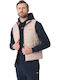 Bentino2221 Sleeveless Winter Jacket Brown
