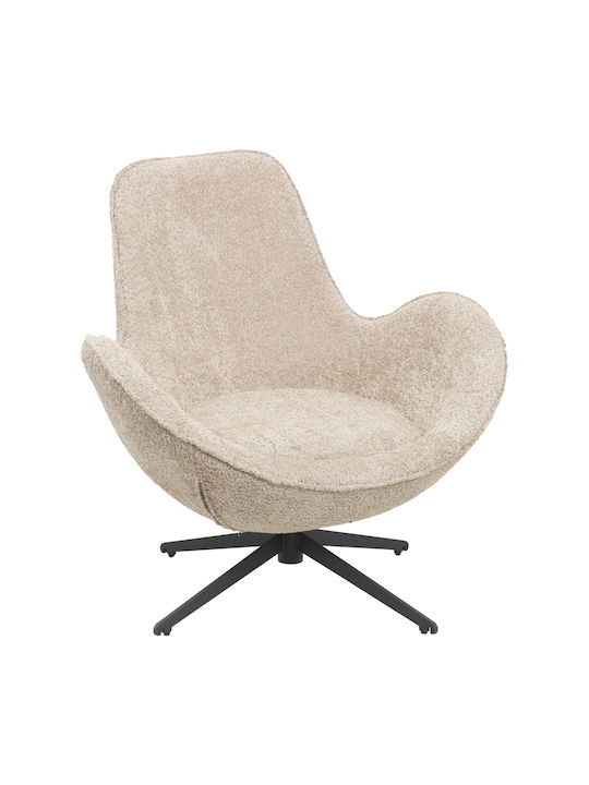 Brynn Sessel Drehbar Beige 86x76x87cm