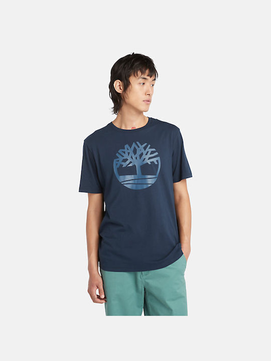 Timberland River Ανδρικό T-shirt Κοντομάνικο Navy Μπλε