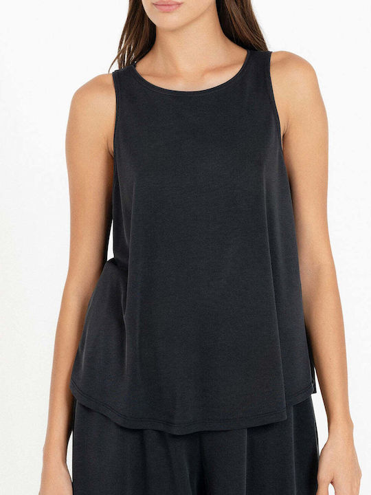 Philosophy Wear Women's Blouse Sleeveless Black