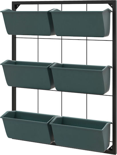 Outsunny Pot Plastic Dark Green 52x14x66cm.