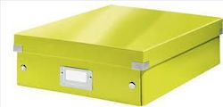Leitz Пластмаса Кутия за файлове с капак 10x37x28см. Розов 1бр